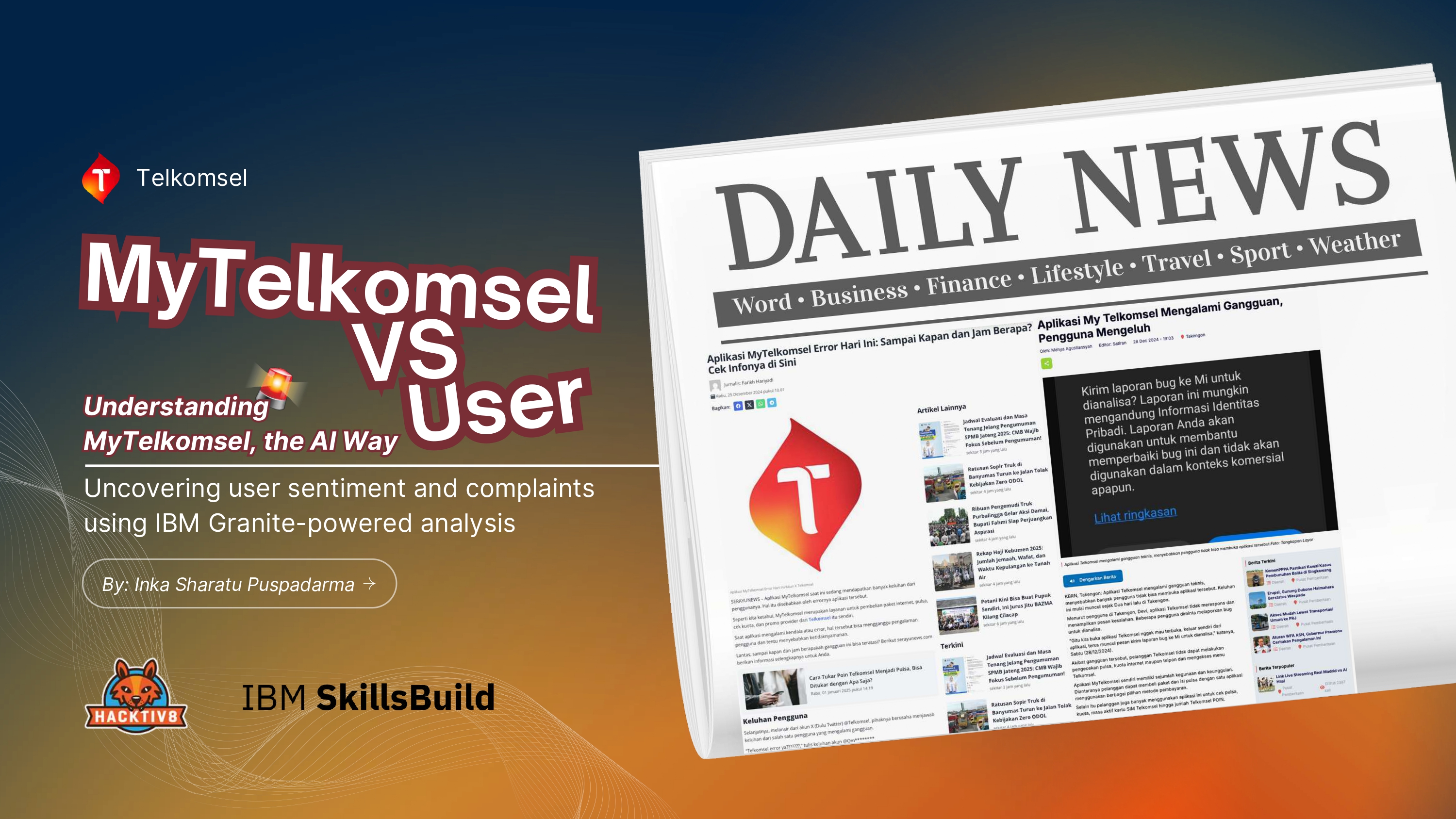 MyTelkomsel Sentiment Analysis Dashboard